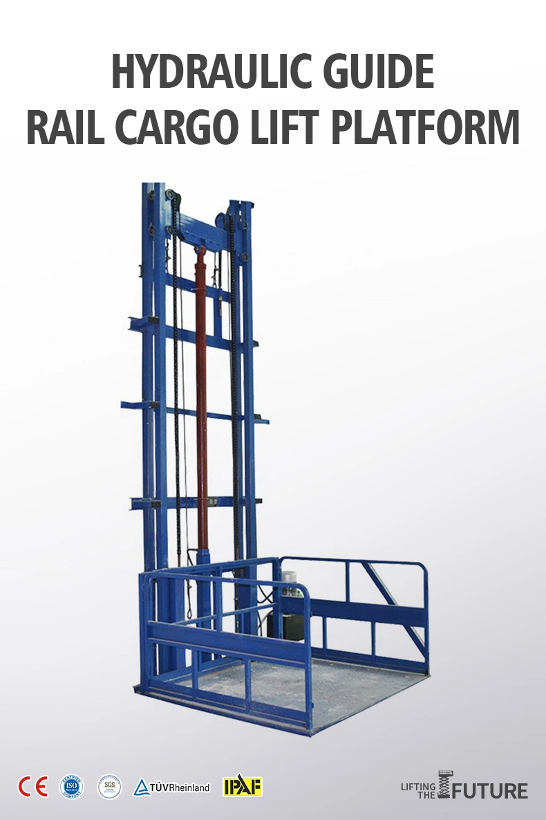 China New Manufacture Lifts Electric Hydraulic Vertical Lift Platform Freight Elevators with 2000 Kg Load Capacity Elevator