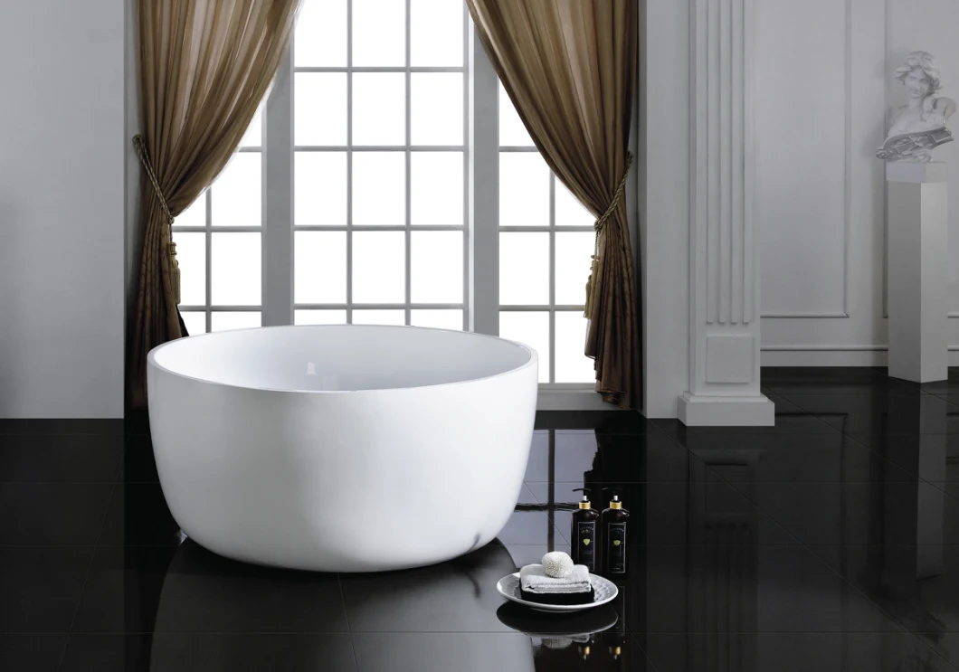 Channing  Acrylic Square Bathtub Deep Soaking   Bathtub  (QT-06233)