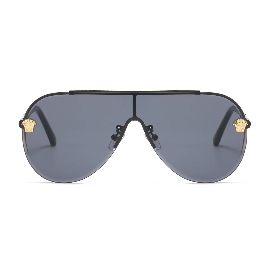 2020 No MOQ One Piece High Quality Metal Fashion Sunglasses