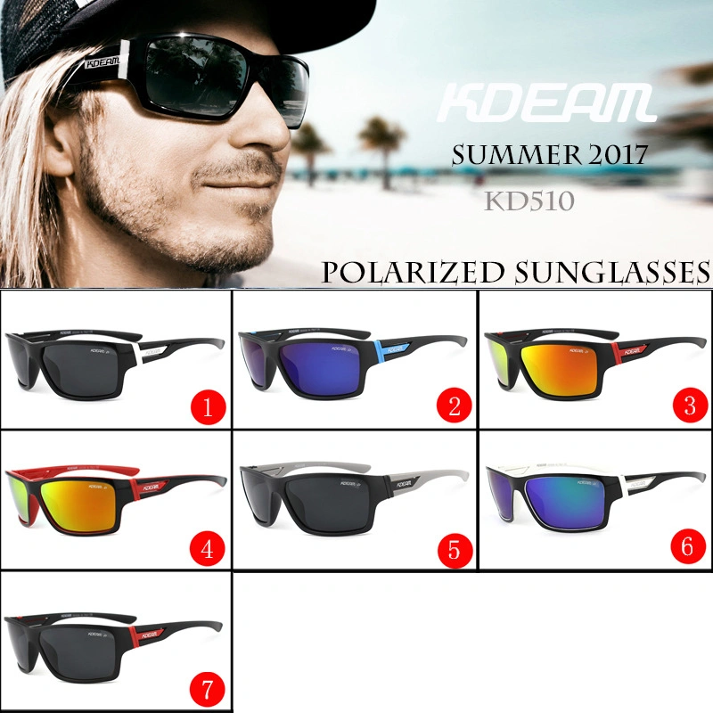Kenbo Eyewear New Arrivals Square Cycling Sports Sunglasses Men Outdoor Colorful Polarized Sunglasses