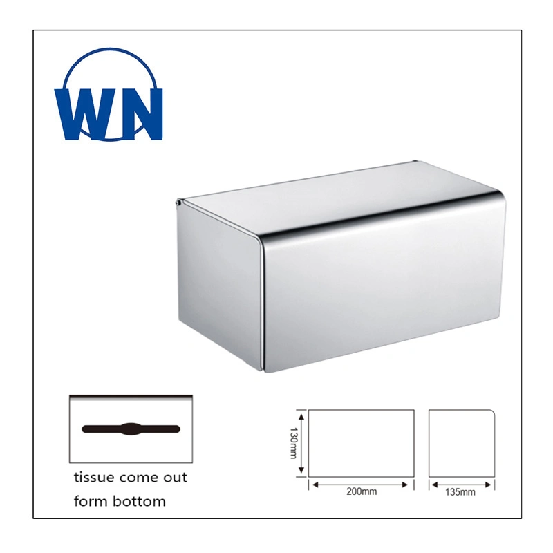 Surface-Mounted Toilet Tissue Dispenser Paper Box with Soap Holder