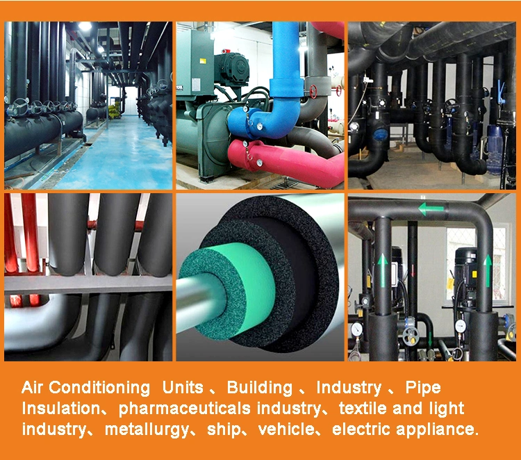 Factory Supply Heat Resistant Rubber Tube Heat Insulation Foam Pipe Thermal Insulation Tube