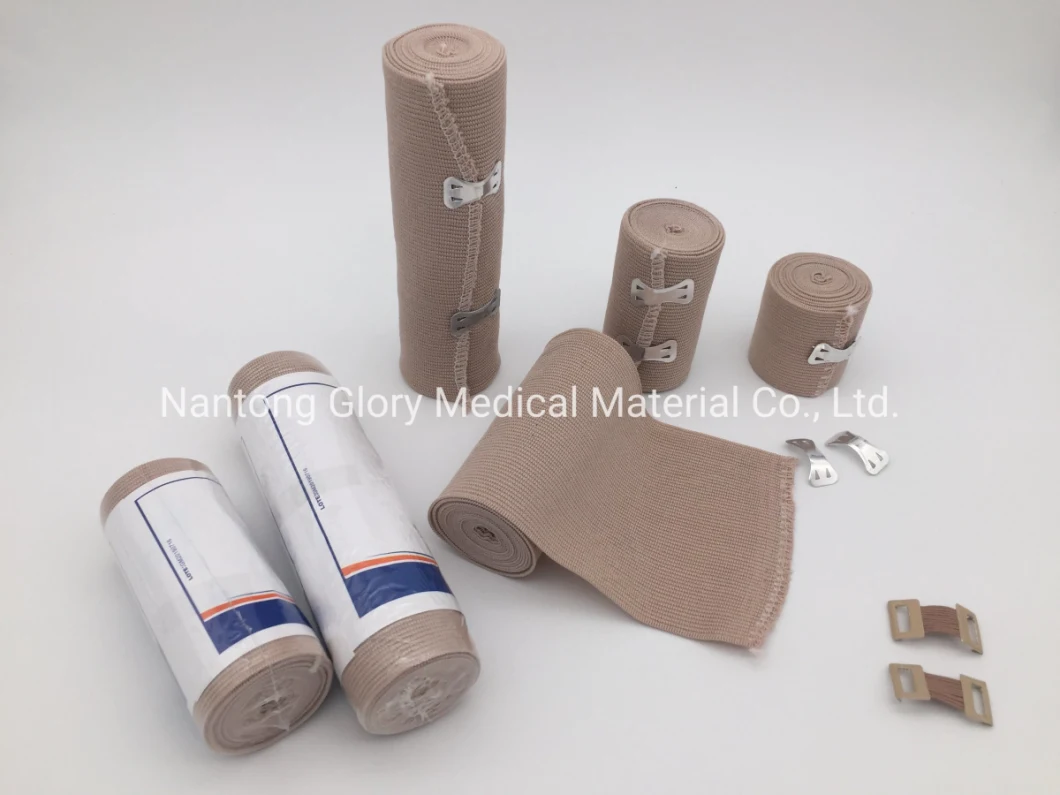 Hospital Product Supply Medical Skin Color Rubber High Elastic Bandage