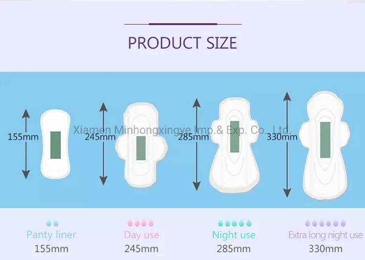 Best Price Customized Available Feminine Hygiene Anion Sanitary Napkins Feminine Pads