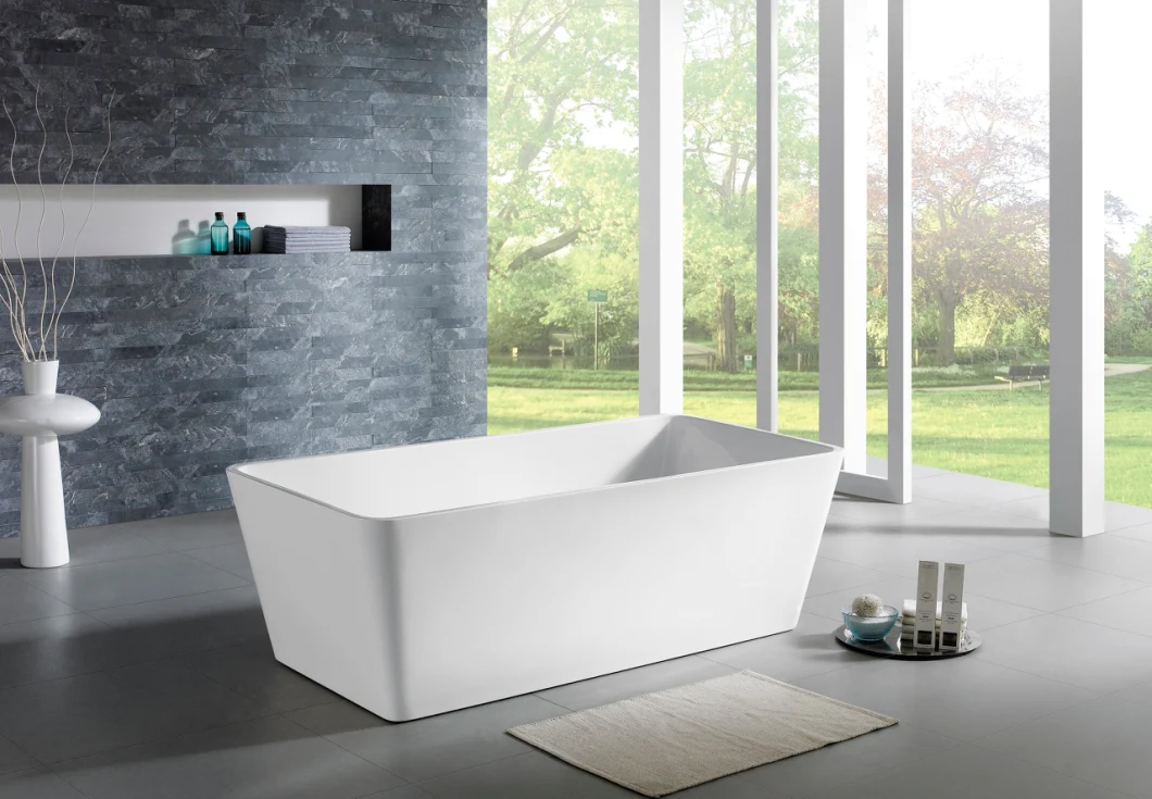 Channing  Acrylic Freestanding Bathtub Deep Soaking   Bathtub  (QT-06216)