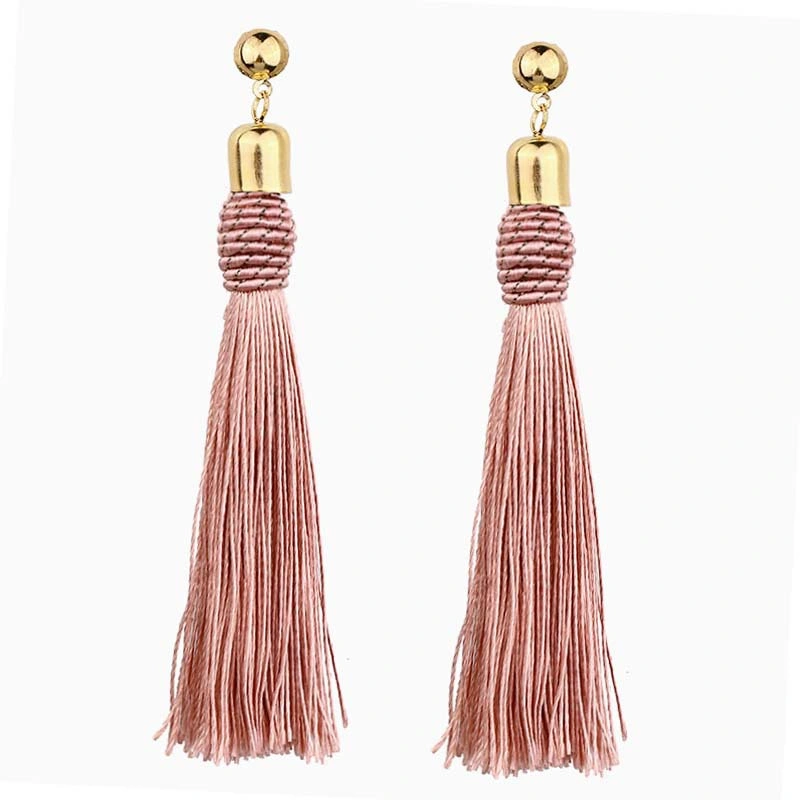 2019 Gold Stud Long Womens Earrings Tassel Fashion Ladies Earring Wholesale