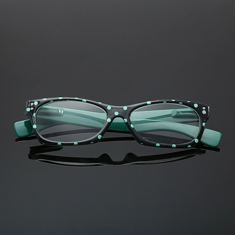 Magnifying Wave Pattern Retro Stylish Plastic Reading Glasses
