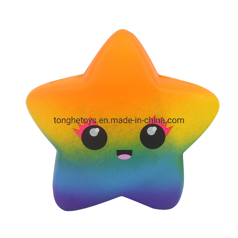 Small Kawaii Squishy Star Style Emoji Toys Slow Rising Squeeze Emoji Squishy