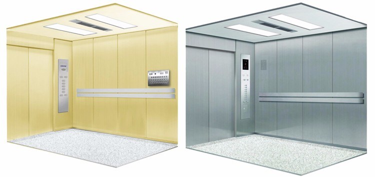 ISO Approved 1000kg Hospital Bed Elevator