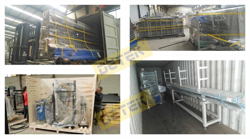 Secondary Sealing Machine for Insulating Glass Unit with Portable Handle Sealing Nozzle and Balancer