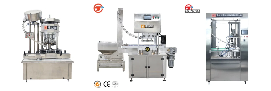 Automatic Soy Sauce Glass Bottle Washing Filling Capping Labeling Line Machine