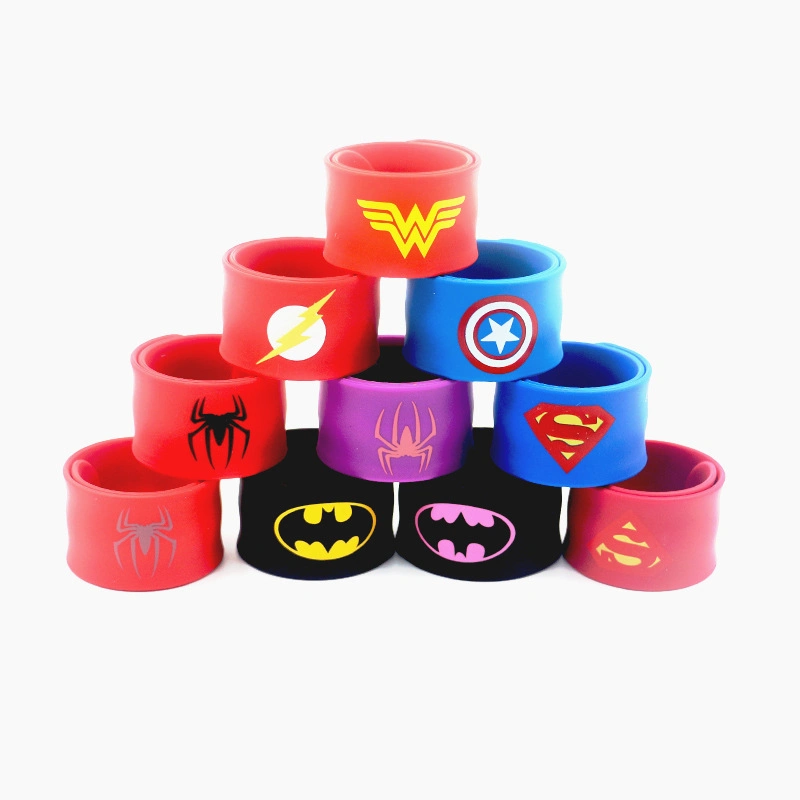 The New Superhero Silicone Children's Clapping Bracelet Captain America Bracelet