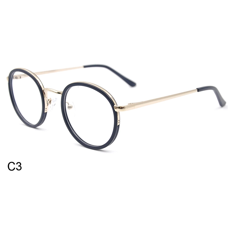 Wholesale Vintage Acetate Eyeglasses Frame New Eyeglass Round Shape Glasses Manufacturers Blue Light Glasses