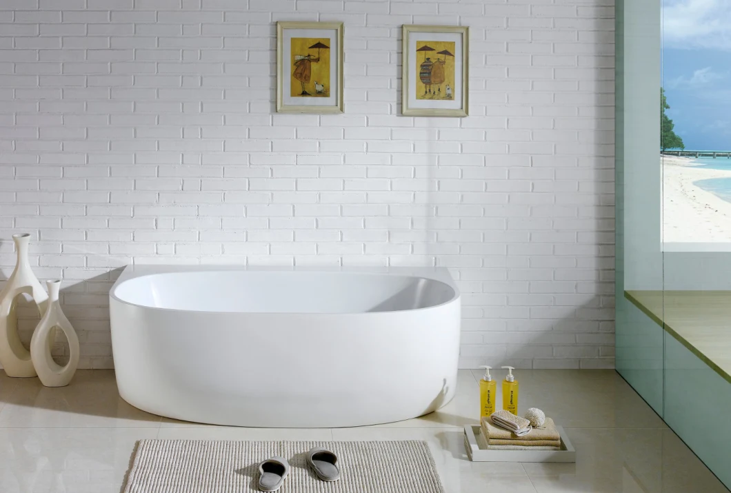 Channing  Acrylic Luxury Bathtub Deep Soaking   Bathtub  (QT-06228)