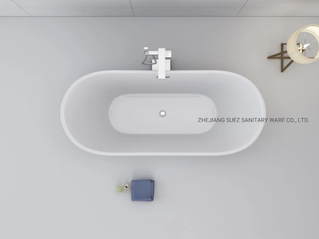 Acrylic Freestanding Bath Tub for Soaking Hot Tub