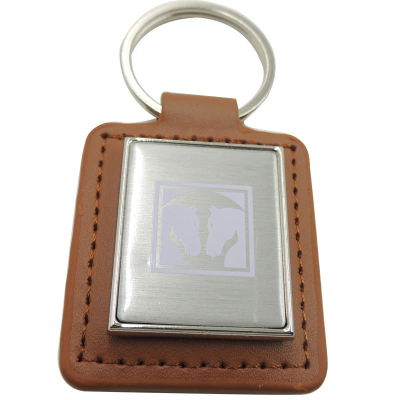 Fashion Custom Hot Sale Leather Keychain (A2-28)