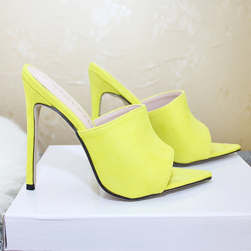 Colorful Pointed Toe Women Shoes, Stiletto Heels Sandales for Women, Sandal Women Fashionable