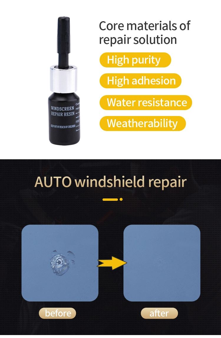 DIY Car Wind Glass Windscreen Windshield Repair Tool Kit for for Automobile Glass Cracks
