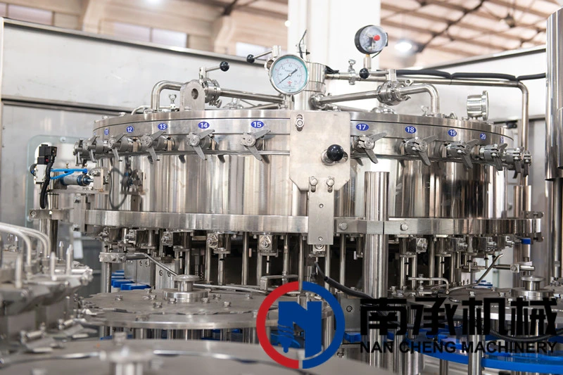 Full Automatic Carbonated Soft Beverage Drinks Making Machine for Pet Glass Can Bottle