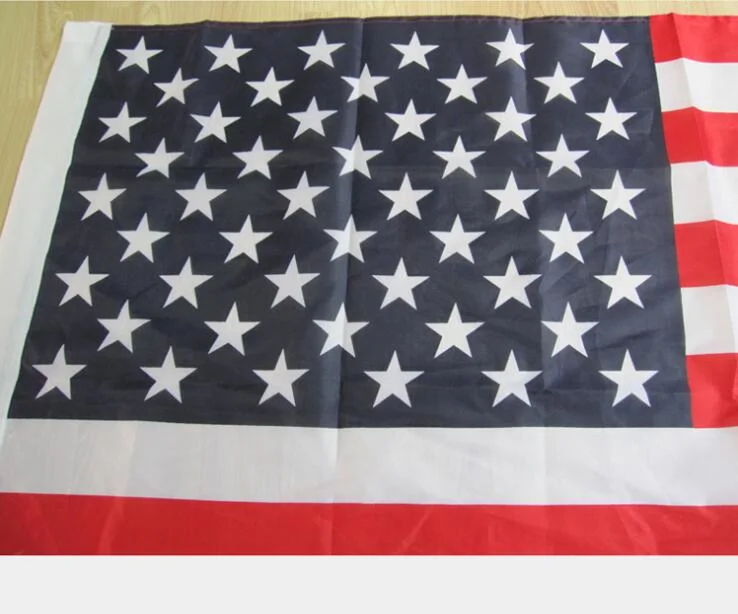 Wholesale in Stock National Flag 59 Inch USA Flag Banner Accept Custom