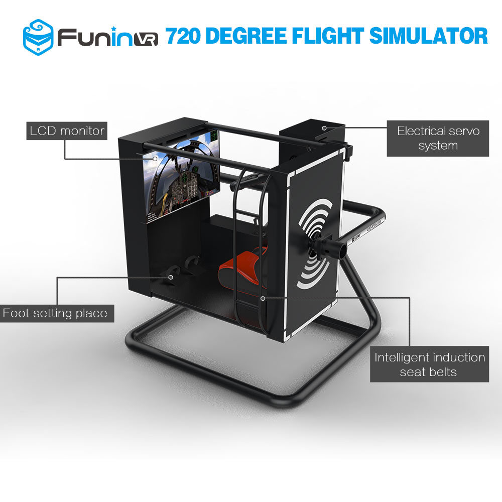 360 Degrees Rotation 9d Vr Equipment 720 Degrees Flight Simulator