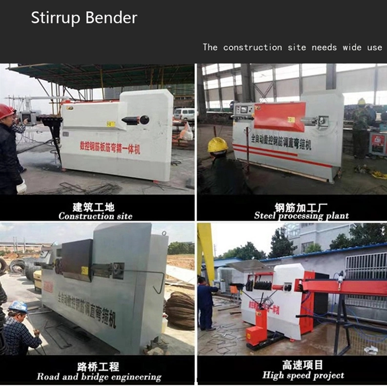 Coiling Bending Machine Automatic Steel Bar Bender Steel Rebar Bending Machine for 0-180 Double Direction