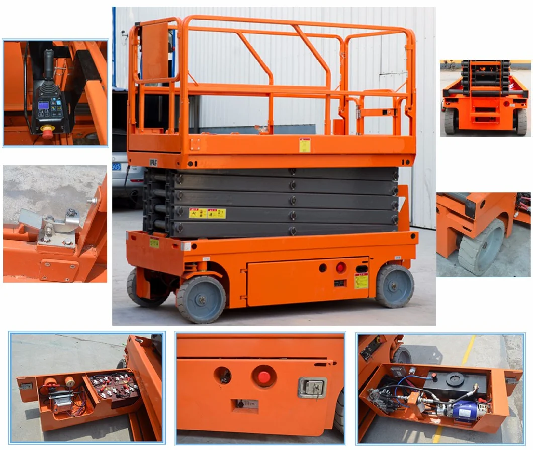 Self-Propelled Hydraulic Scissor Electric Window Cleaning Lift with Ce