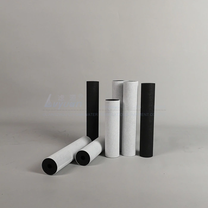 Customized Size Food Grade Block Carbon 1 5 Microns Carbon Sintered Filter Cartridge for Water Filtration