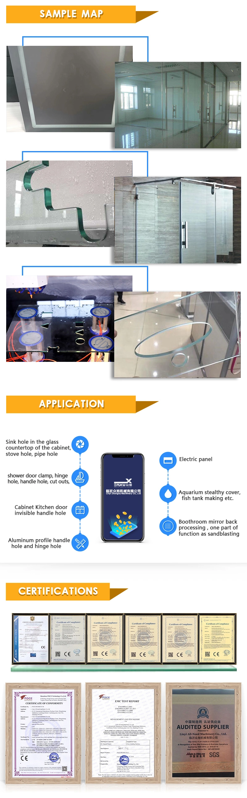 Wholesale Zxx-C2518 CNC Automatic Glass Processing Cutting Machine