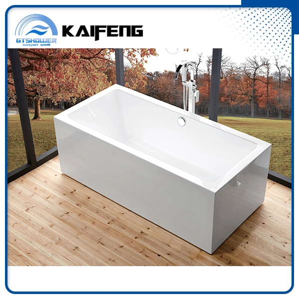 Upc Two Piece Seamless Acrylic Free Standing Bathtub (KF-737K)