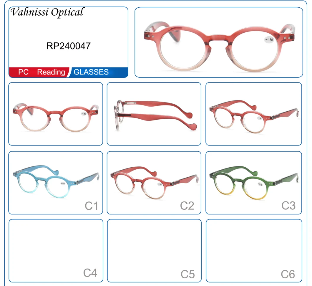 Usage Round Match Shape Crystal Bifocal Reading Glasses