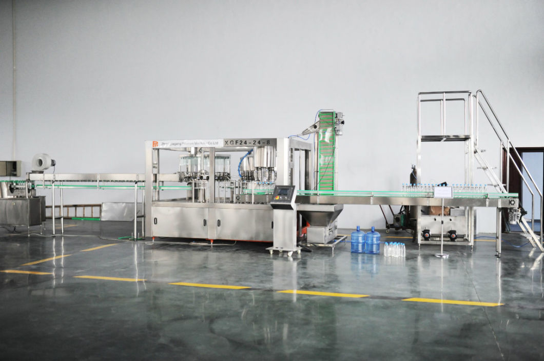Electric Automatic Glass Sparkling Bottle Water Making Machine Bottled Water Filling Line Machine