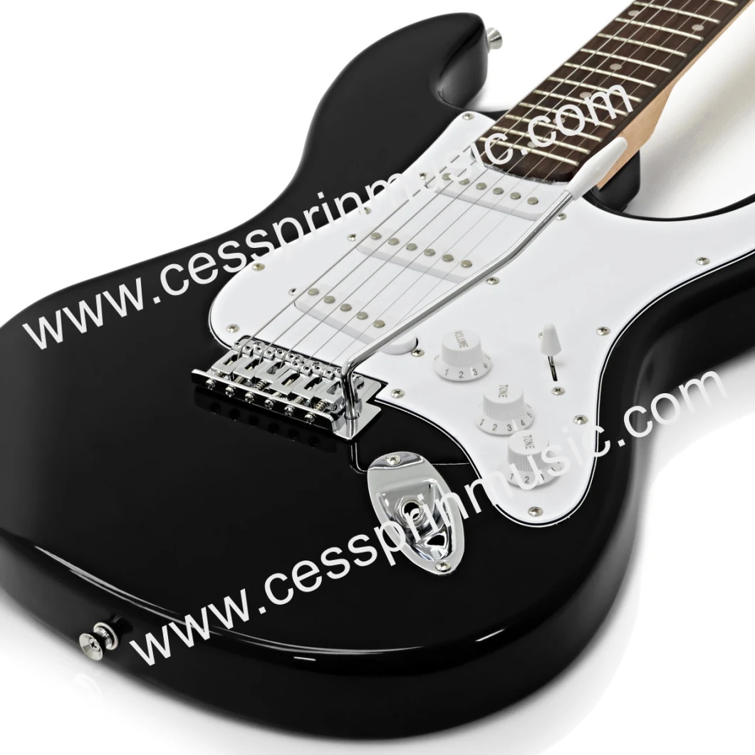 Hot Sell /Electric Guitar/ Lp Guitar /Guitar Supplier/ Manufacturer/Cessprin Music (ST601) Black