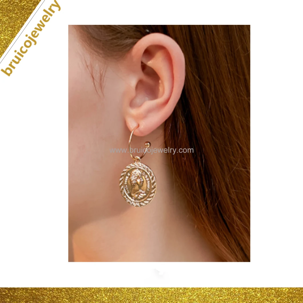 Fashion 9K 14K 18K Gold Plated Jewellery Fine 925 Sterling Silver Jewelry Drop Earrings