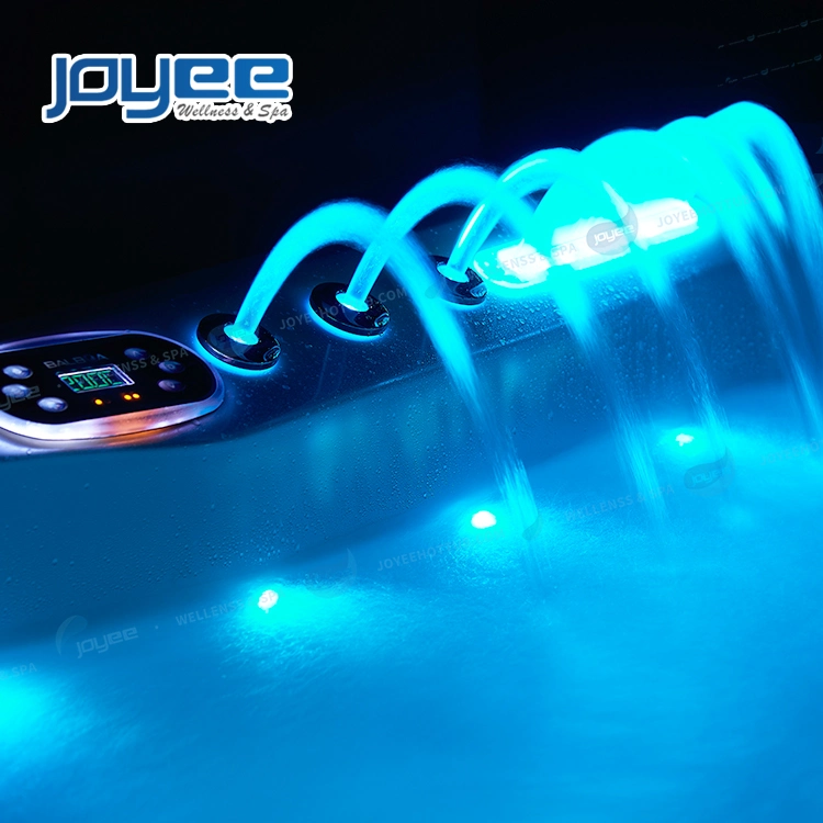 6 Persons Freestanding Big Acrylic 72 Jets Tub Garden Outdoor Jacuzzi SPA Hot Tub Whirlpool