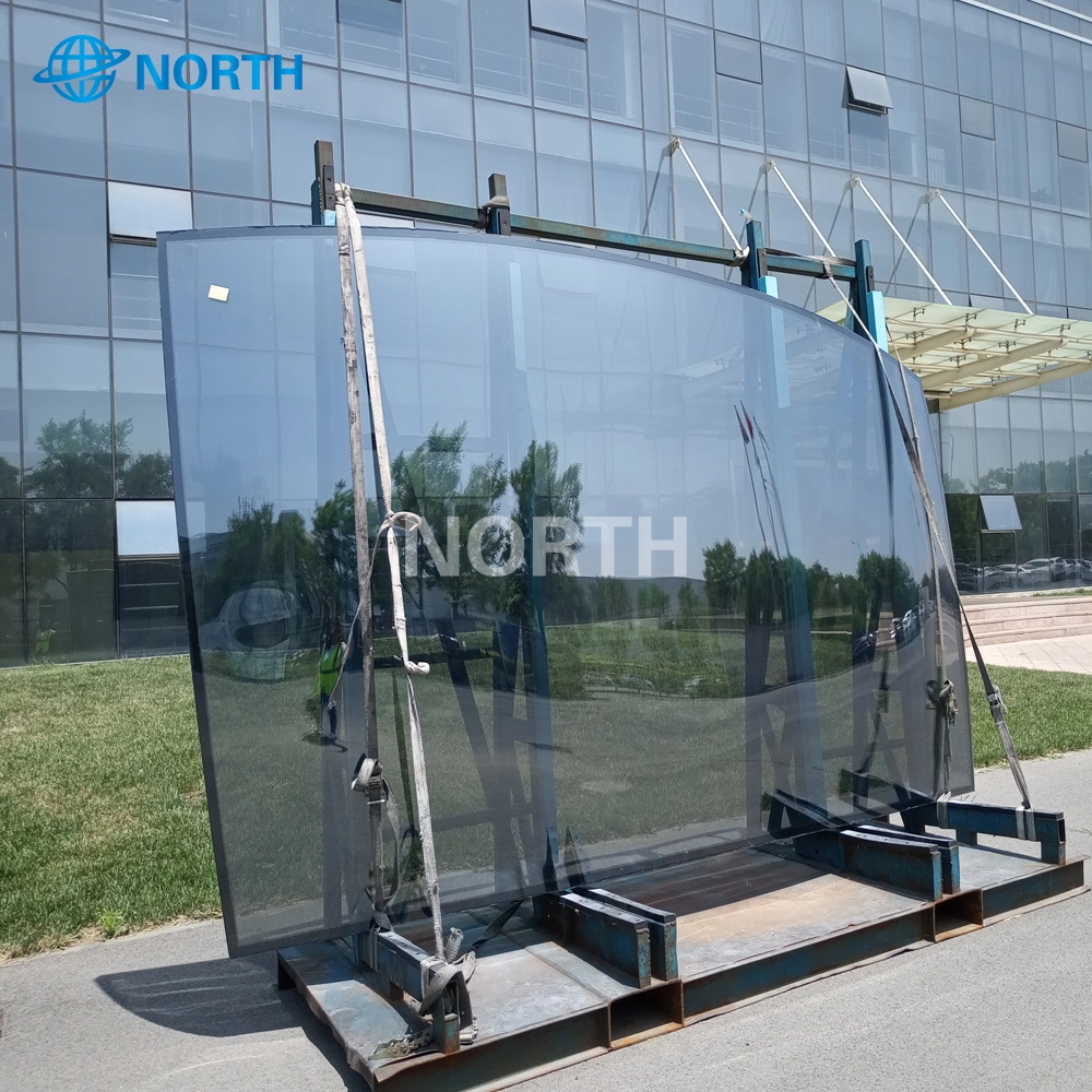 Double and Triple Silver Low E Tempered Insulating Double or Triple Glazing Facade Glass