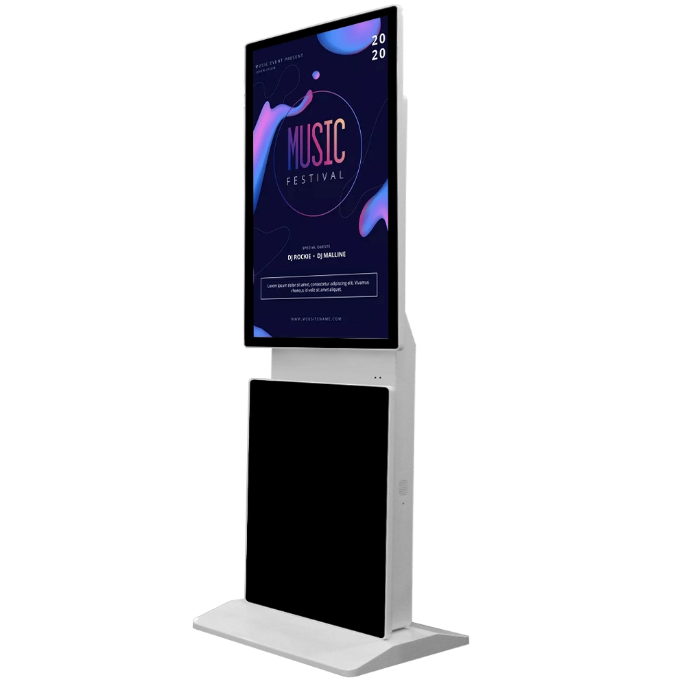 43 Inch Indoor Android Advertising Media Floor Stand Digital Signage LCD Stand Alone Kiosk
