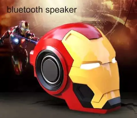 2020 Innovation Wireless  Iron Man  Bluetooth Speaker Portable Mini Bluetooth Speaker with Good Bass