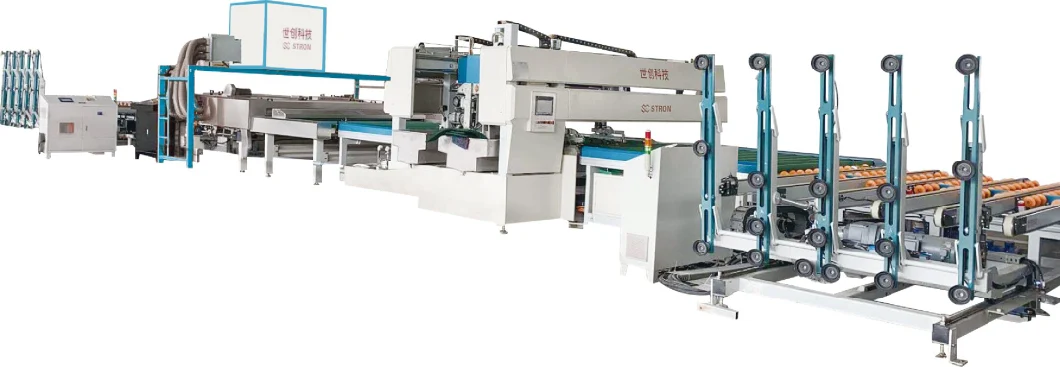 2500 Automatic Horizontal Glass Seaming Machine for Four Side Polishing