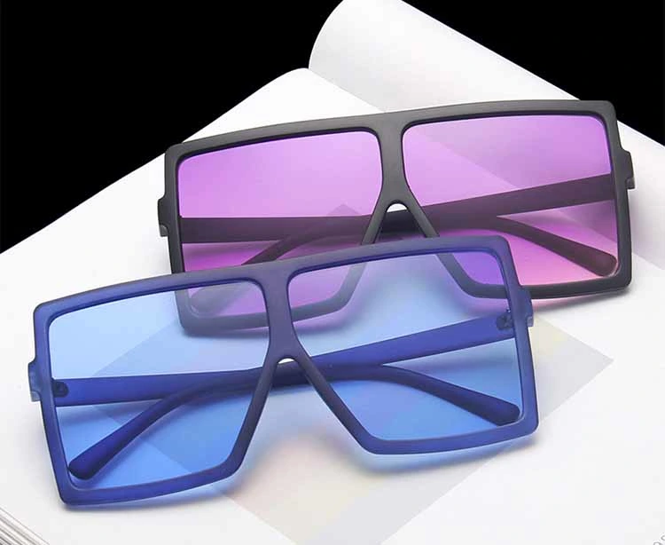 Readsun Wholesale Oversized Fashionable Women UV400 Black Sunglases Colored Sunglasses Leopard Sun Glasses