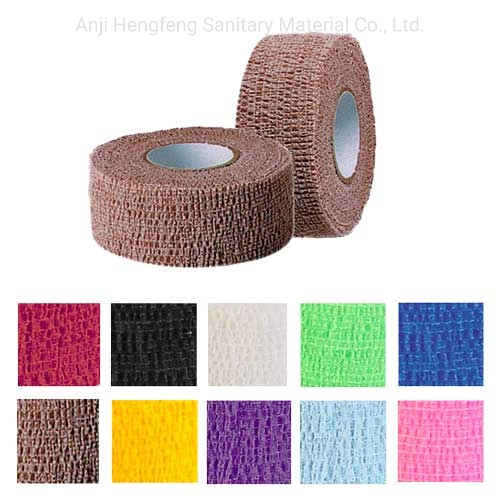 Medical Disposable Elastic Nonwoven Self-Adhesive Bandage First Aid for Animals or Humans
