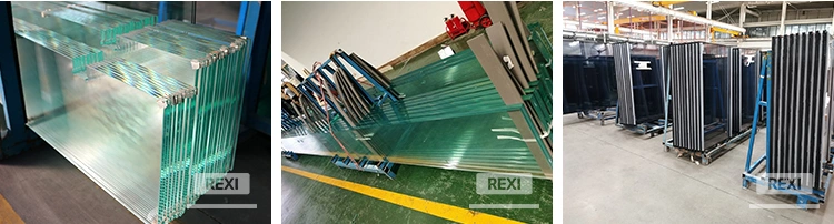 Triple Multiple Laminated Glass for glass fins glass staircase