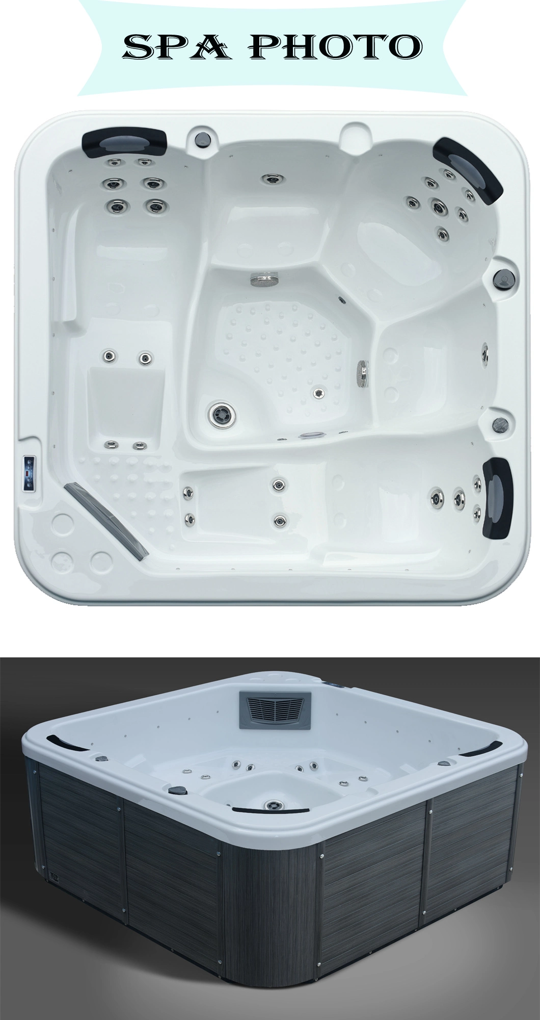 American Standard Jetted Hot Tub Freestanding Whirlpool Tub