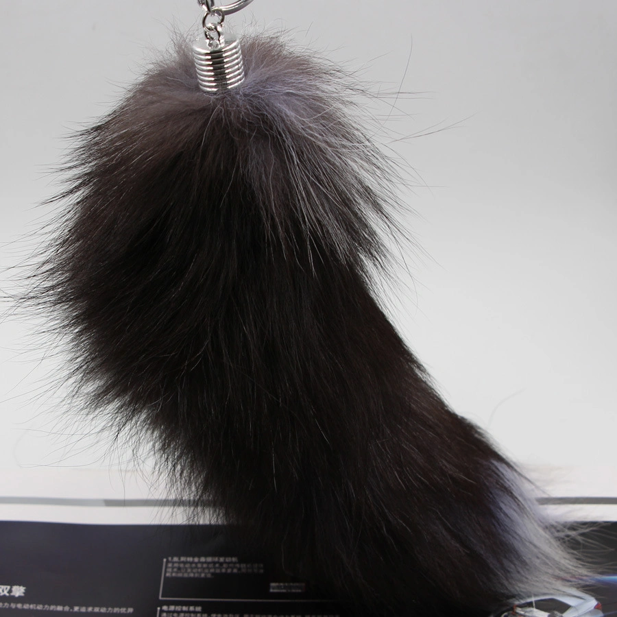 Fur Ball Charm POM POM Car Keychain Handbag Fox Key Chain