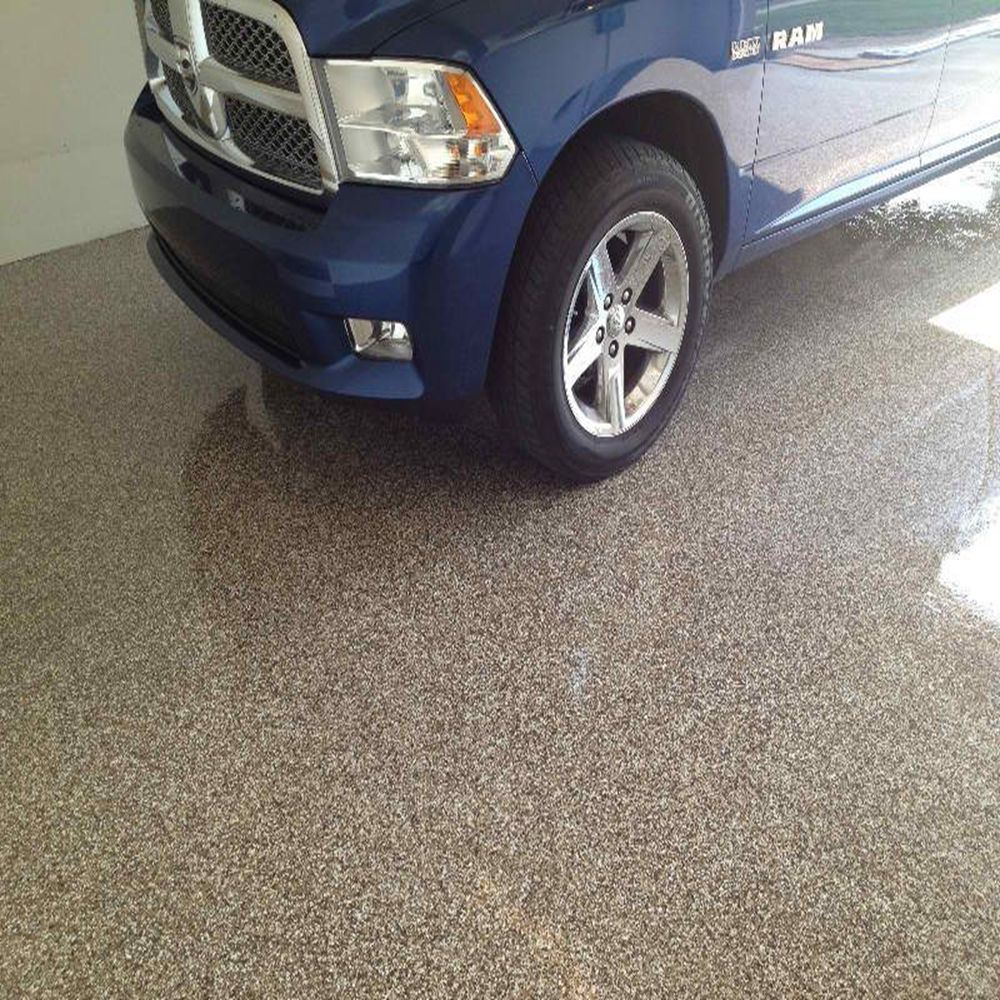 Flake Chips Bathroom Commercial Car Park Lot Epoxy Floor Coating Epoxy