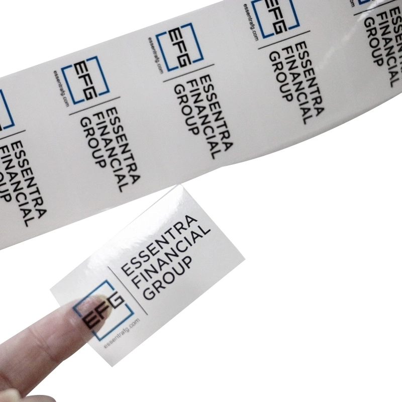 Custom Adhesive Vinyl Waterproof Logo Sticker Roll Self Adhesive Product Sticker Printing