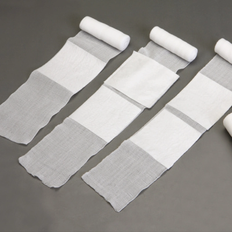 Disposable Medical White First Aid Bandage with Low Adherent Dressing