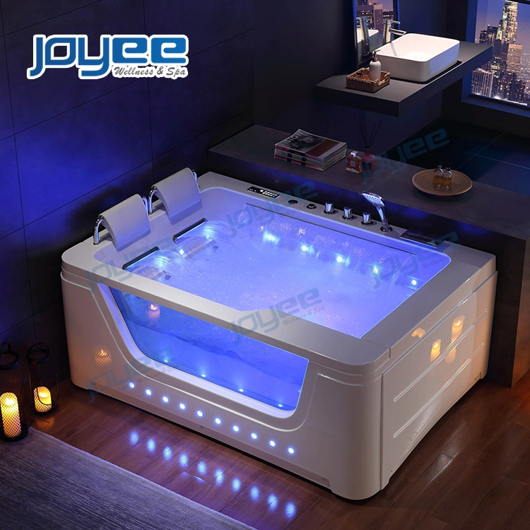 Joyee 2 Person Indoor Hot Tub Hydro Bathtub Price Jacuzzi Function SPA Tub