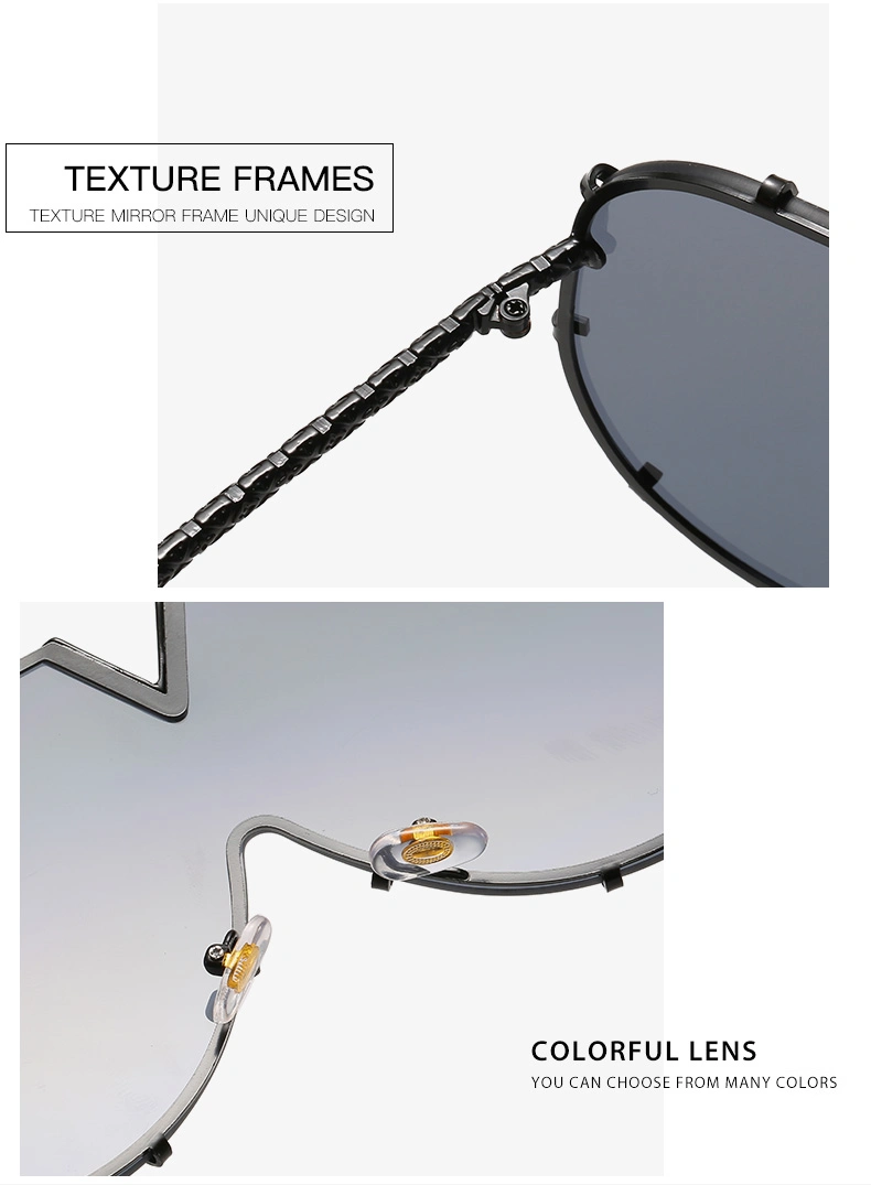 Oversize Goggle One PCS Metal Ready Sunglasses