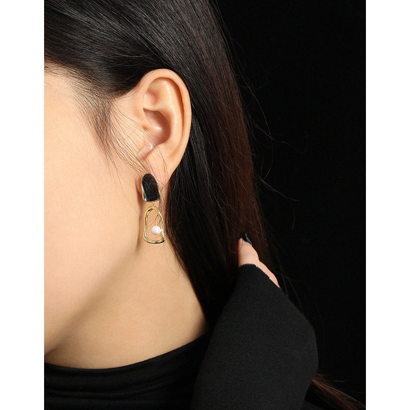 Fashionable and Versatile Bead Drops Geometric Earrings Jewelry